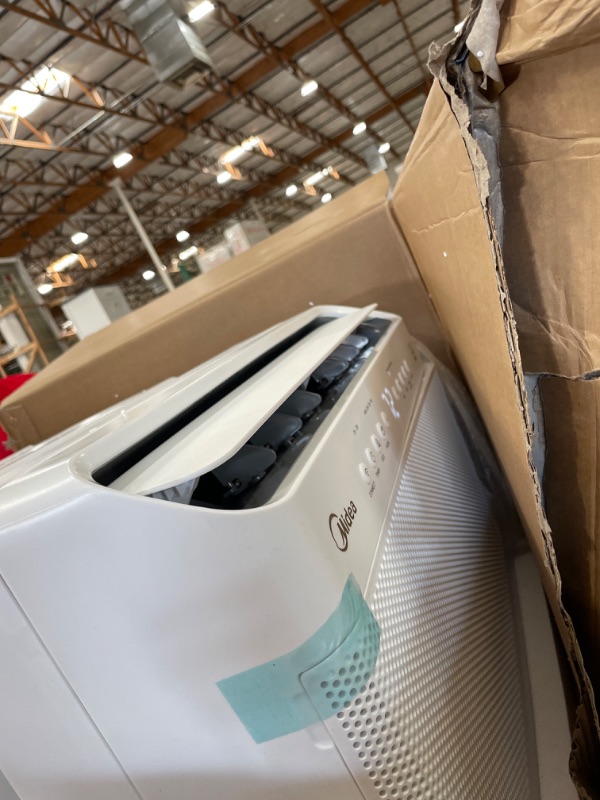 Photo 4 of Midea 8,000 BTU U-Shaped Smart Inverter Window Air Conditioner–Cools up to 350 Sq. Ft., Ultra Quiet with Open Window Flexibility, Works with Alexa/Google Assistant, 35% Energy Savings, Remote Control
