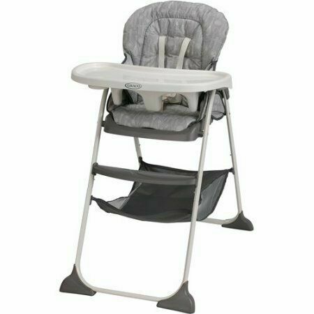 Photo 1 of Graco 1927570 Slim Snacker High Chair - Gray
