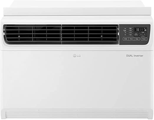 Photo 1 of LG 18,000 BTU 230V Dual Inverter Window Air Conditioner with Wi-Fi Control, 18000, White
