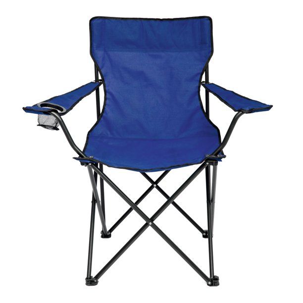 Photo 1 of  Outdoor Portable Folding Chair with Carrying Bag, Ripstop Polyester, Blue, Outdoor KIDS