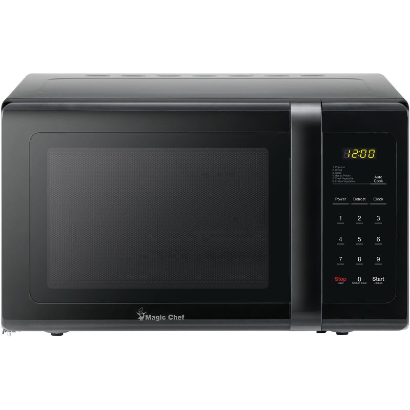 Photo 1 of Magic Chef 0.9 Cu. Ft. 900W Countertop Microwave Oven in Black
