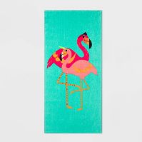 Photo 1 of 2 Flamingo Travel Size Beach Towel - Sun Squad™
 **warehouse dirt***
