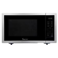 Photo 1 of Magic Chef
0.9 cu. ft. Countertop Microwave in Stainless Steel with Gray Cavity
