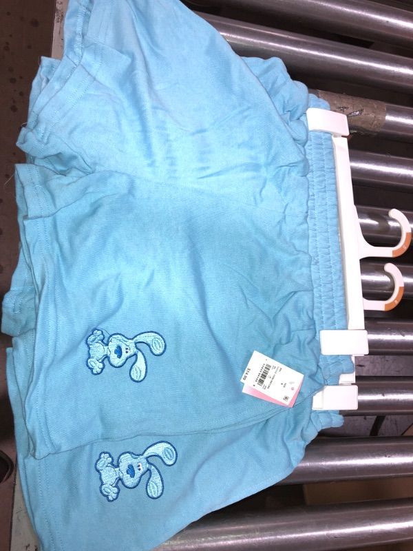 Photo 2 of 2 PACK - Women's Blue's Clues Nickelodeon Graphic Lounge Shorts - Blue - SIZE SMALL