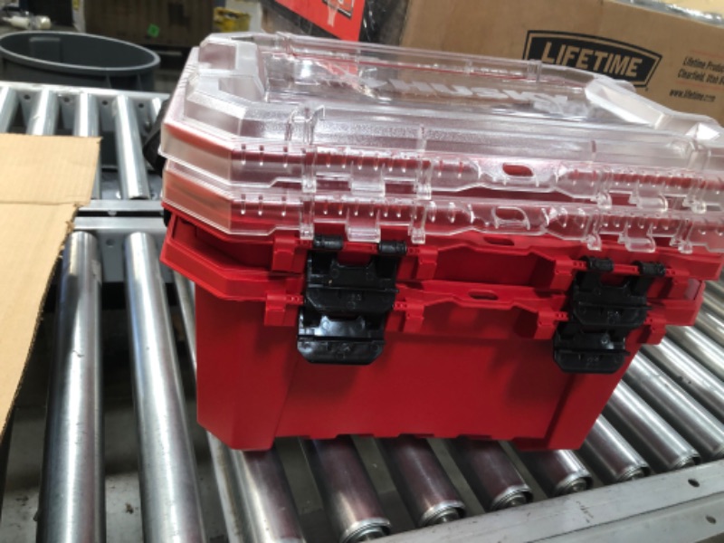 Photo 1 of 2 Husky
5-Gal. Professional Duty Waterproof Storage Container with Hinged Lid in Red