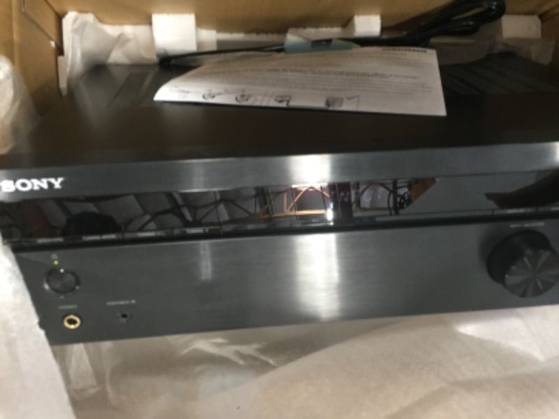 Photo 4 of Sony 2-Channel Stereo Receiver Phono Input and Bluetooth Connectivity with SSCSE Speakers and SSCS5 3-Way Speakers in Black
