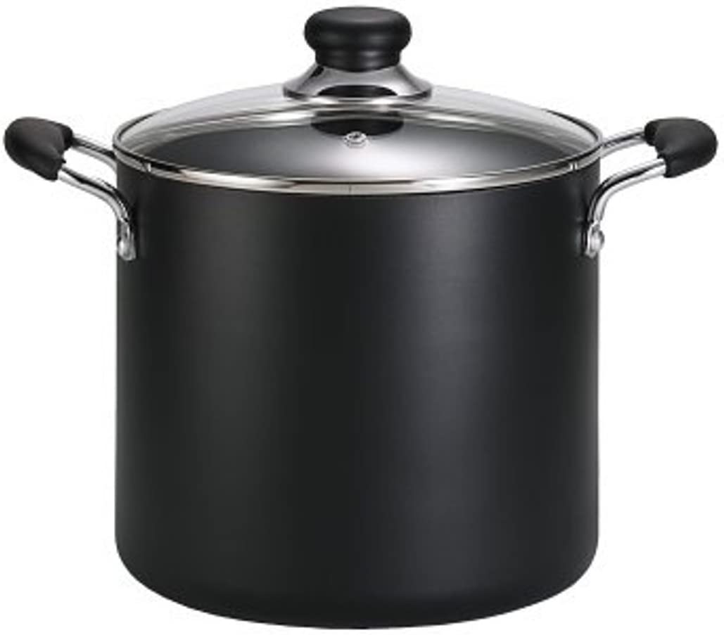 Photo 1 of **USED*- T-fal Soup, Stock, Dishwasher Safe Nonstick Pot, 8 Quart, Charcoal, Black
