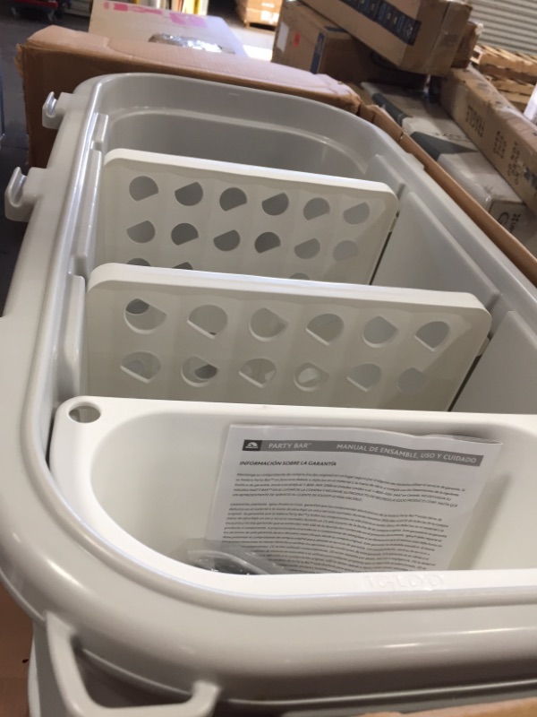 Photo 1 of Igloo 125 Qt Party Bar Rolling Cooler with Bottle Opener and Catch Bins
