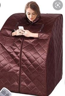 Photo 1 of PARTS ONLY ! Portable Full Size Infrared Home Spa| One Person Sauna | with Heating Foot Pad and Portable Chair