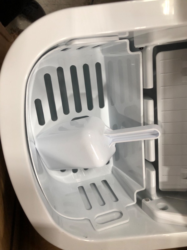 Photo 1 of 27 lbs. Portable Countertop Ice Maker in Stainless Steel
