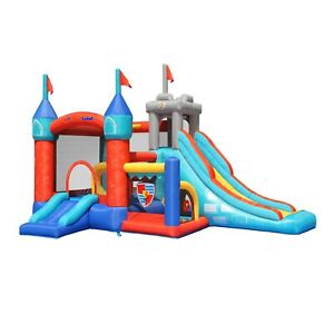 Photo 1 of ***HAS HOLE IN IT***
***PARTS ONLY***
Bounceland Medieval Castle Bounce House///Product Size: 16.0'x10.5'x9.7', bouncing area size: 5.8'x6.4', slide length: 8.8'.
