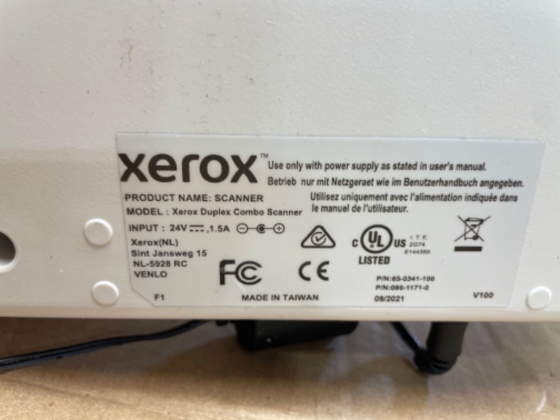 Photo 1 of **PARTS ONLY**
Xerox XD-COMBO Duplex Combo Flatbed Document Scanner for PC and Mac, Automatic Document Feeder (ADF)
