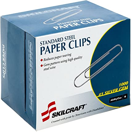 Photo 1 of Skilcraft Paper Clips (NSN1614292)
