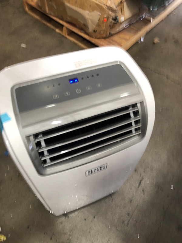 Photo 2 of BLACK+DECKER 8,000 BTU DOE (14,000 BTU ASHRAE) Portable Air Conditioner with Remote Control, White