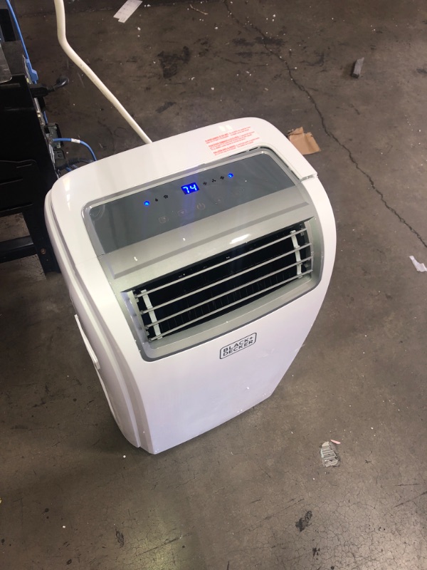 Photo 2 of BLACK+DECKER 8,000 BTU DOE (14,000 BTU ASHRAE) Portable Air Conditioner with Remote Control, White