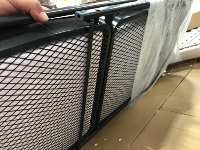 Photo 1 of Isaac Jacobs 3-Tier Rolling Cart, Foldable Mobile Storage Organizer with Caster Wheels, Lightweight Multi-Purpose Metal Utility Cart for Office, Kitchen, Bathroom, Bedroom (Black)
