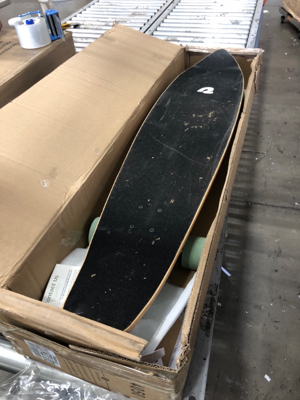 Photo 1 of Retrospec Zed Longboard Skateboard Complete Cruiser | Bamboo & Canadian Maple Wood Cruiser w/ Reverse Kingpin Trucks for Commuting, Cruising, Carving & Downhill Riding
