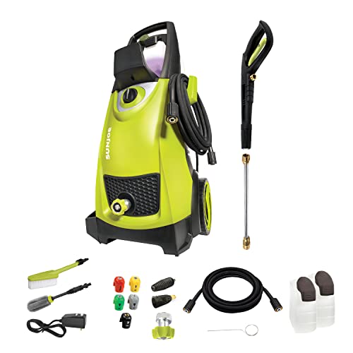 Photo 1 of Sun Joe SPX3000-PK1 Electric Pressure Washer, 14.5-Amp, 2030 PSI Max, 1.76 GPM Max, SPX3000 Pro Detailer Edition, W/Wheel Rim Brush, Fixed Brush, Turb
