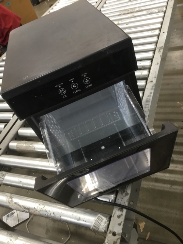 Photo 1 of Newair 44lb. Countertop Nugget Ice Maker in Black - NIM044BS00

