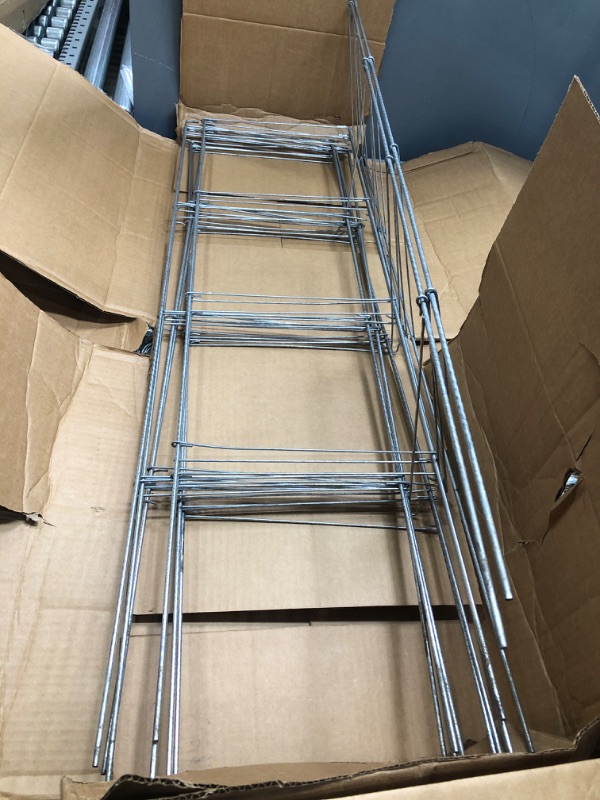 Photo 1 of 10 Stake 46" x 12" Stainless Steel Wire Unit Zig Zag 