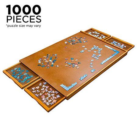 Photo 1 of Jumbl Puzzle Board 23" X 31" 4 Drawers *Contain Only Board*