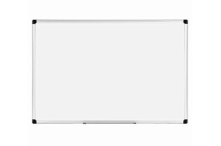 Photo 1 of Amazon Basics Magnetic Dry Erase White Board, 36 X 24-Inch Whiteboard - Silver Aluminum Frame