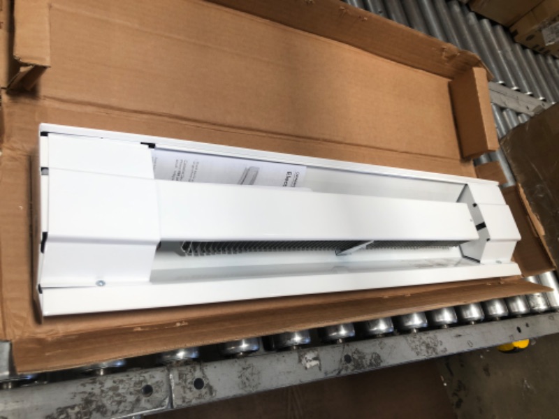 Photo 1 of Cadet Manufacturing White 09950 240-Volt Baseboard Hardwire Electric Heater, 500-Watt, 30-Inch, 500 W
