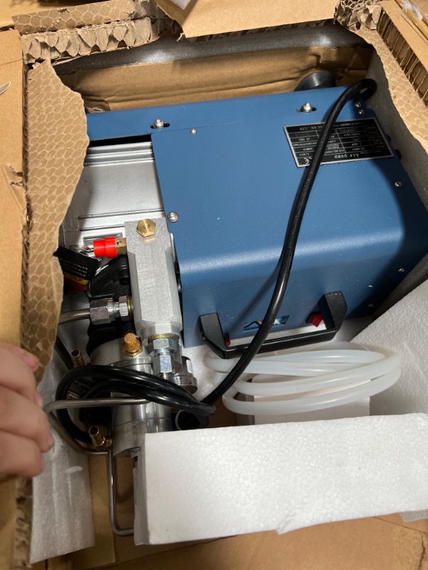 Photo 1 of ***MISSING COMPONENTS*** YONG HENG High Pressure Air Compressor Pump,Adjustable Control with Auto-Stop 110V 30Mpa Electric Air Pump Air Rifle PCP 4500PSI Paintball Fill Station for Fire Fighting and Diving
