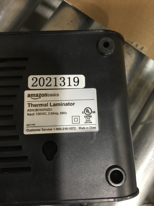 Photo 2 of Amazon Basics 12-Inch Thermal Laminator Machine