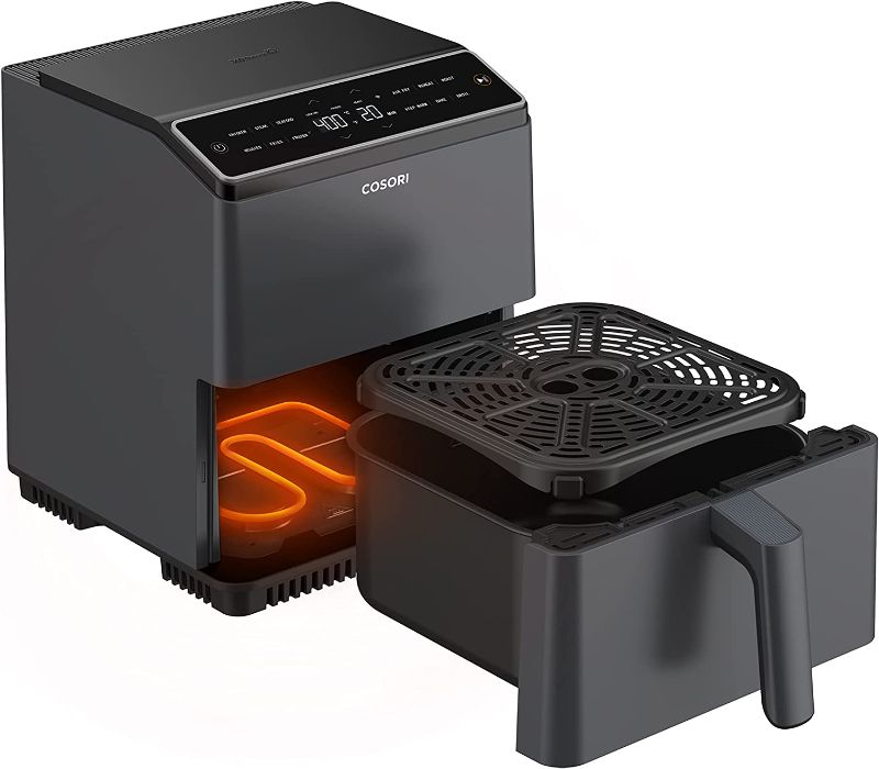 Photo 1 of COSORI Air Fryer 6.8 Qt, Large Oven with Dual Blaze Tech - No Shaking & No Preheating, Precise Temperature Control and Even Cooking Results, 12-in-1 with Airfryer, Roast, Broil, Bake, Quick, 1750W