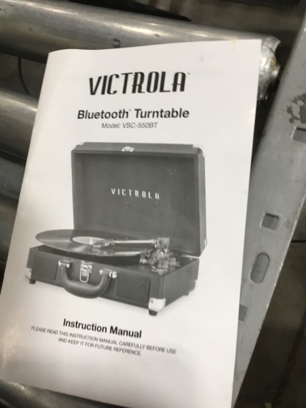 Photo 3 of Victrola Journey+ Bluetooth Suitcase Record Player, Black