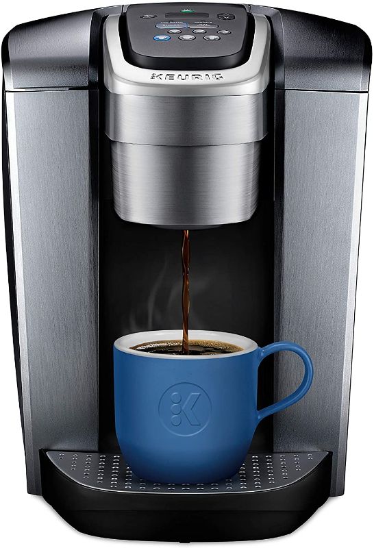 Photo 1 of Keurig K-Elite Coffee Maker, Single Serve K-Cup Pod Coffee Brewer, With Iced Coffee Capability, Brushed Silver