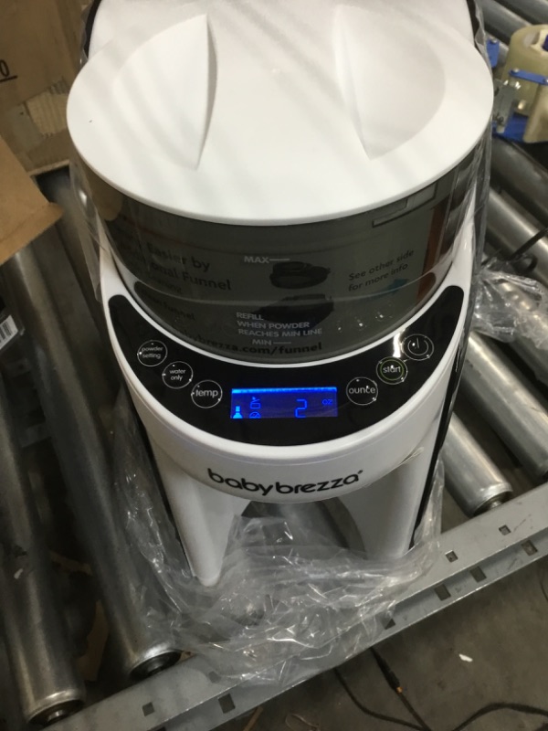 Photo 2 of New and Improved Baby Brezza Formula Pro Advanced Formula Dispenser Machine - Automatically Mix a Warm Formula Bottle Instantly - Easily Make Bottle with Automatic Powder Blending