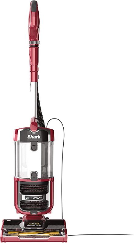 Photo 1 of Shark ZU561 Navigator Lift-Away Speed Self Cleaning Brushroll Lightweight Upright Vacuum with HEPA Filter, Red Peony
