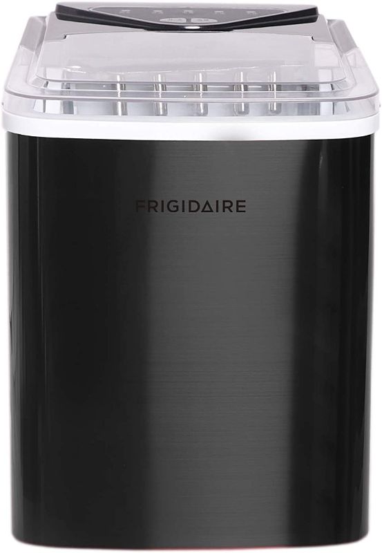 Photo 1 of **nonfunctional**
Frigidaire EFIC123-SSBLACK Compact Countertop Ice Maker, 26lbs of Ice per day, Black Stainless
