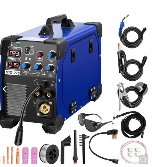 Photo 1 of Mig Welder Welding Machine 270 Amp Igbt Mig Mma Tig 3 In 1 Welder 110v / 220v


**TESTED, POWERS ON