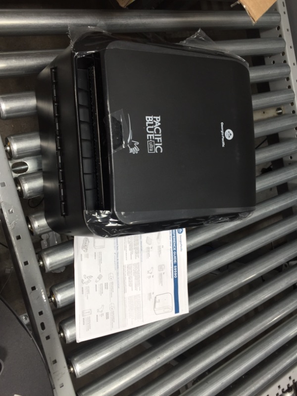 Photo 1 of Pacific Blue Ultra™ Automated Paper Towel Dispenser by GP PRO 59590 15.5 H X 12.9 W X 8.7 D Black
