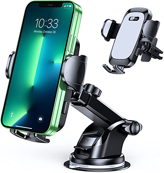 Photo 1 of [2022 Super Suction & Stability] Humixx Phone Mount for Car Universal Hands-Free Suction Cell Phone Holder for Car Dashboard Windshield Air Vent Car Phone Holder Mount for iPhone Samsung All Phones
