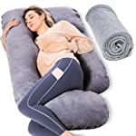 Photo 1 of 
Momcozy U Shaped Velvet Pregnancy Pillows with Soft & Machine Washable Replacement Polyester Cover Fits Most 55/57 Inch U-Shaped Pregnancy PillowsMomcozy U Shaped Velvet Pregnancy Pillows with Soft &…