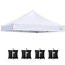 Photo 1 of  10' x 20' Replacement Canopy Top for Pop Up Canopy Tent, Instant Canopy Top Cover (…
