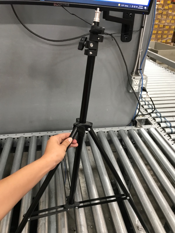 Photo 2 of Light Tripod Stand Photography Photo Studio Lighting Stand for Photography Studio, Umbrella, Backdrop, LED Panel, Speedlite Flashes, Reflector