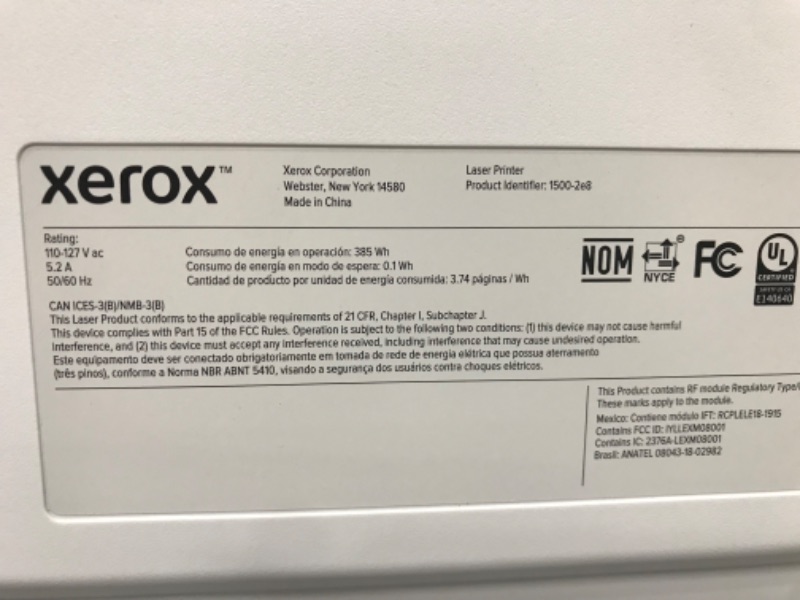 Photo 4 of Xerox C230/DNI Color Printer, Laser, Wireless
**NONFUNCTIONAL**
