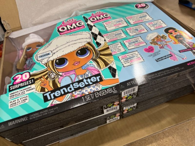 Photo 2 of 4-PACK - LOL Surprise OMG Trendsetter Fashion Doll with 20 Surprises – Great Gift for Kids Ages 4+
