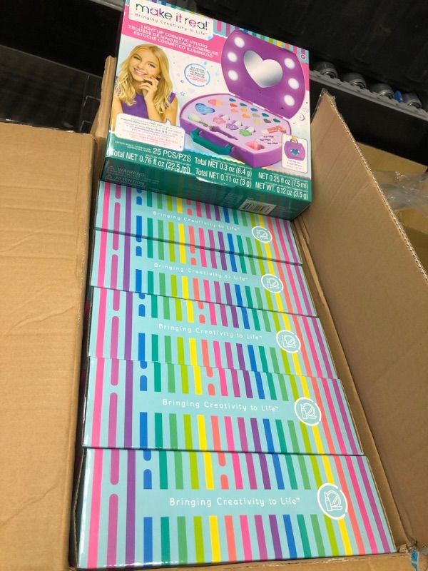 Photo 2 of Make It Real Light Up Cosmetic Studio BOX OF 6.
