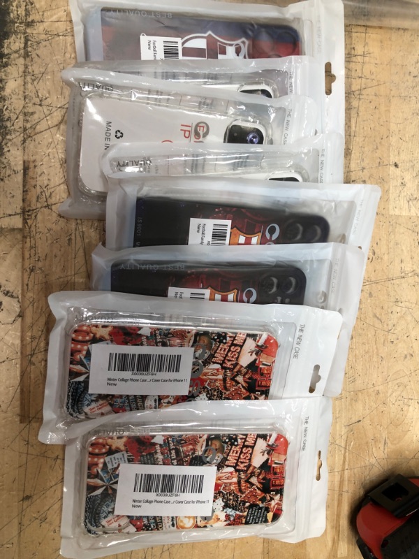 Photo 1 of BUNDLE OF RANDOM IPHONE CASES NON REFUNDABLE
8 CASES