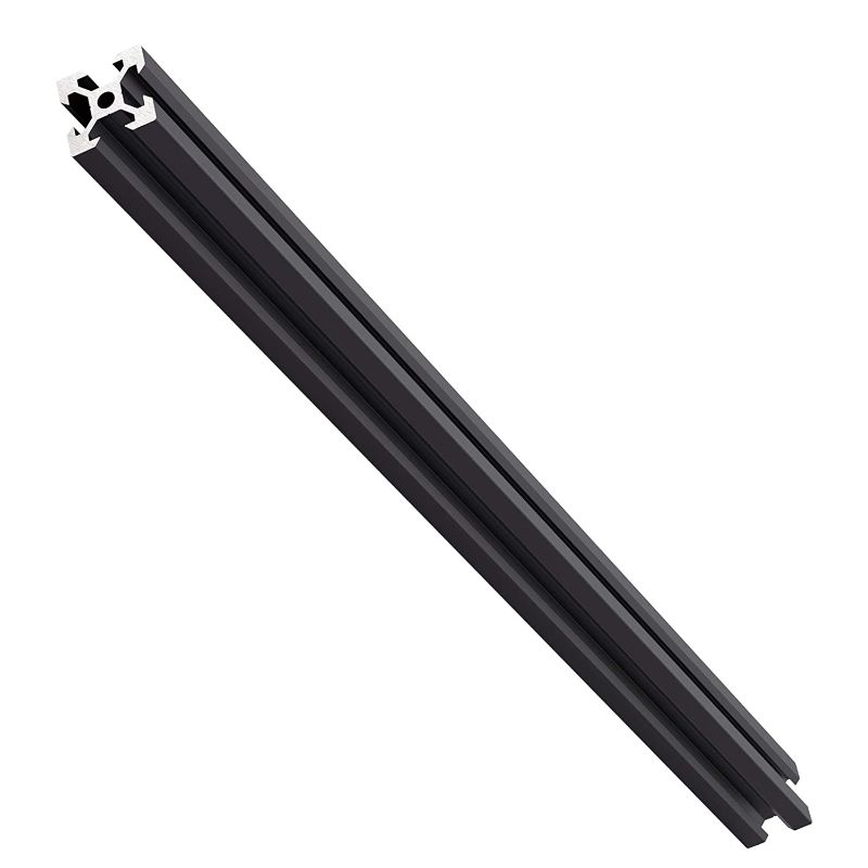 Photo 1 of FEYRINX 12PCS 2020 V Type Aluminum Profile 1000mm European Standard Linear Rail Anodized Black Extrusion Frame for 3D Printer