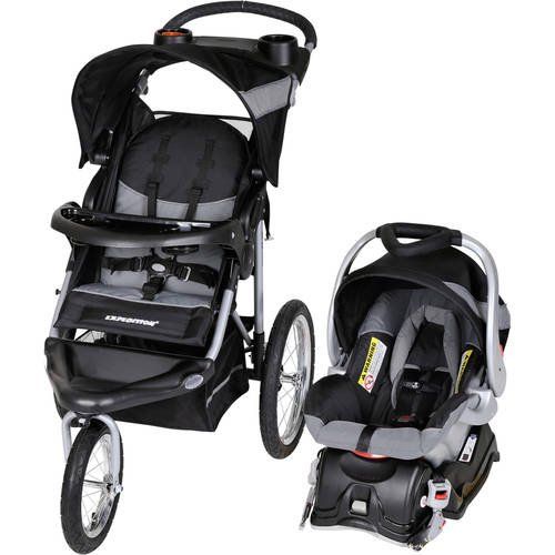 Photo 1 of Baby Trend Expedition Travel System Stroller, Millennium White
