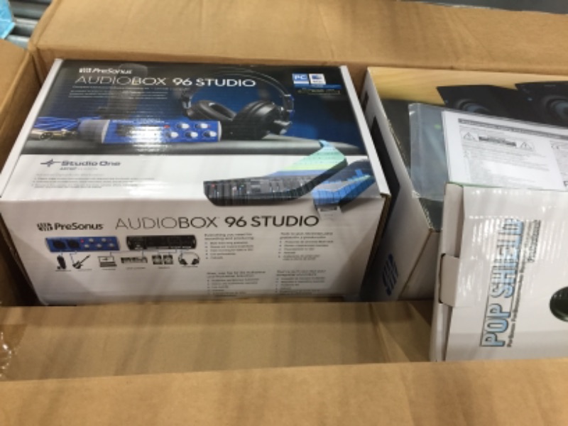 Photo 2 of PreSonus AudioBox 96 Audio Interface Full Studio Kit w/ Studio One Artist Software Pack w/ Novation Launch Control XL Controller for Ableton Live, Eris 3.5 Pair Studio Monitors & 1/4” Instrument Cable