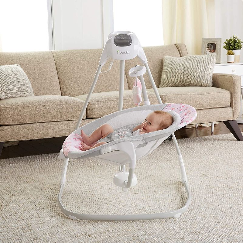 Photo 1 of Ingenuity SimpleComfort Lightweight Multi-Direction Compact Baby Swing - 6 Speeds