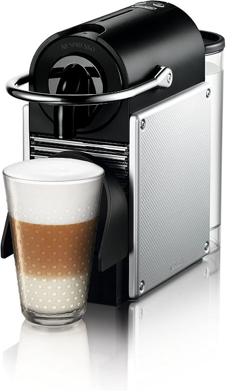 Photo 1 of 
Nespresso Pixie Coffee and Espresso Machine by DeLonghi with Aeroccino, Aluminum